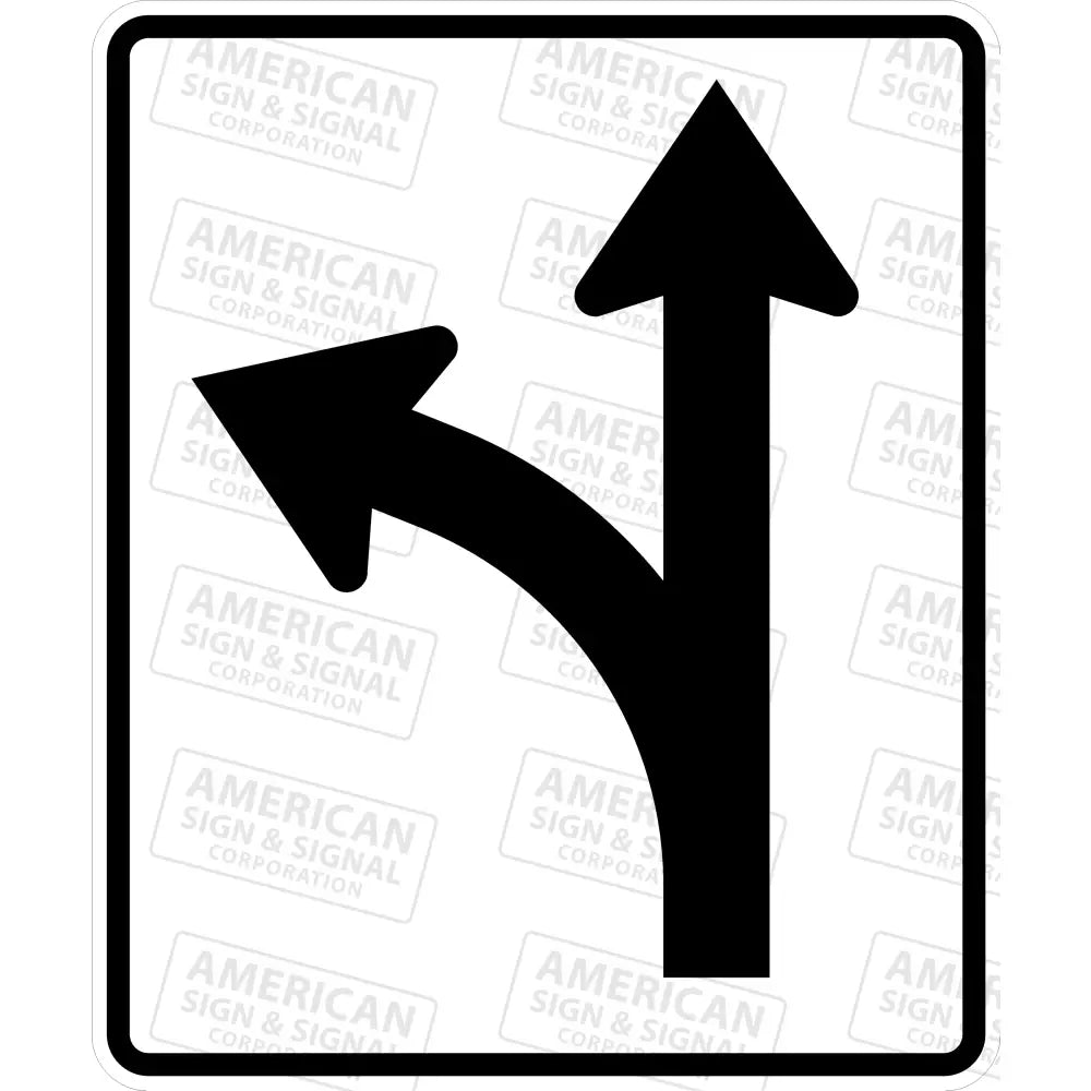 R3 - 6L Optional Movement Straight And Left Sign