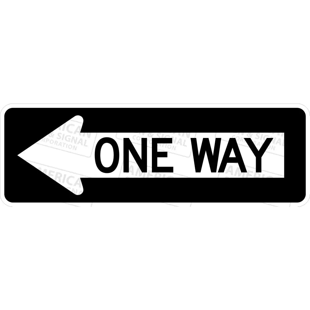 R6-1 One Way Sign 3M 3930 Hip / 36X12 Left (R6-1L)