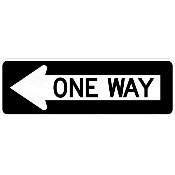 R6-1 One Way Sign