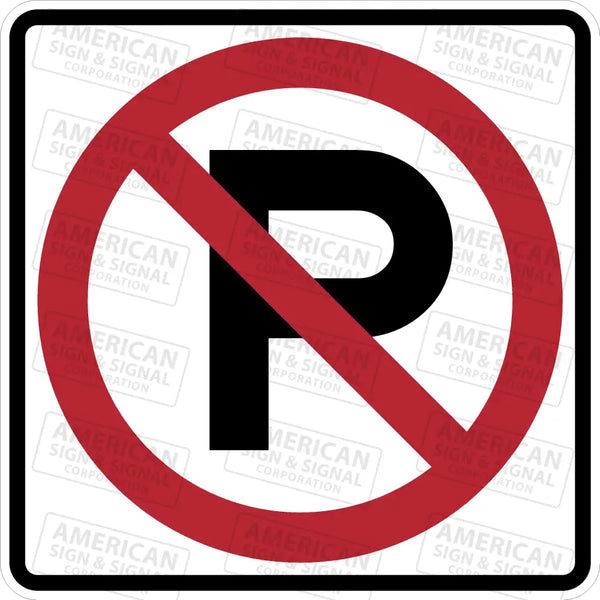 その他 USA Used No Parking Sign Hillman No Parking Sign, Plastic, 18