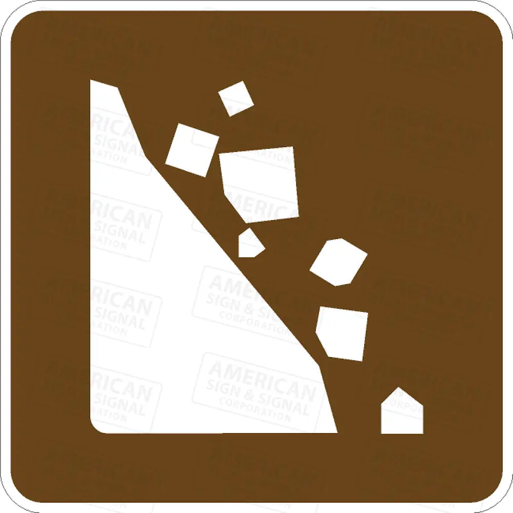 RS-008 Falling Rocks Sign