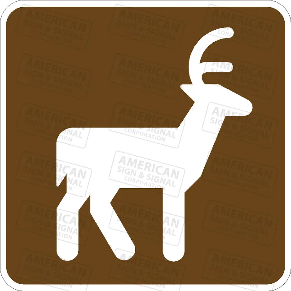 Rs - 011 Deer Viewing Area Sign