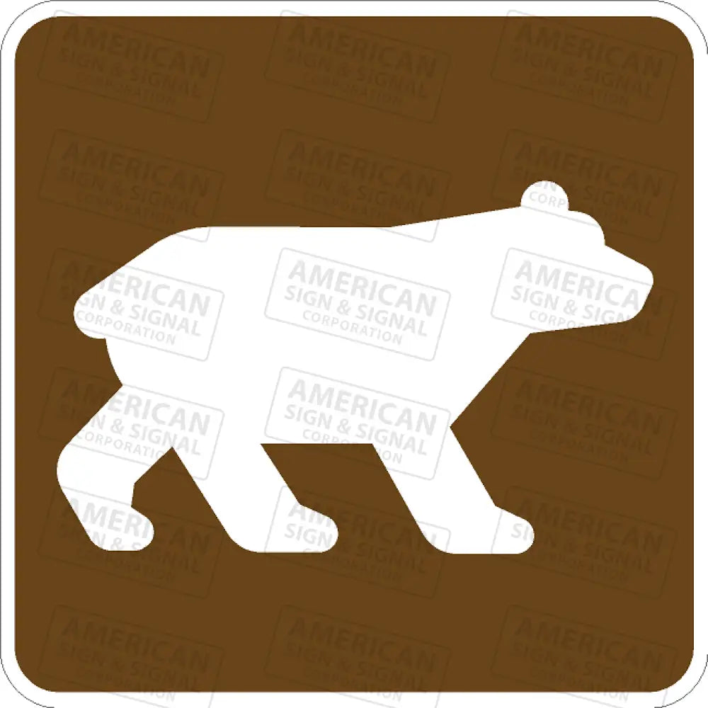 Rs-012 Bear Viewing Area Sign