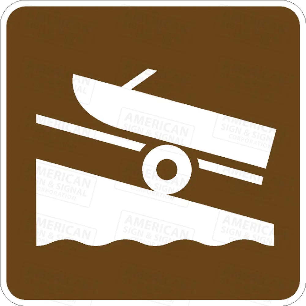 Hook Ramp Sign RS-054 Boat Ramp Sign