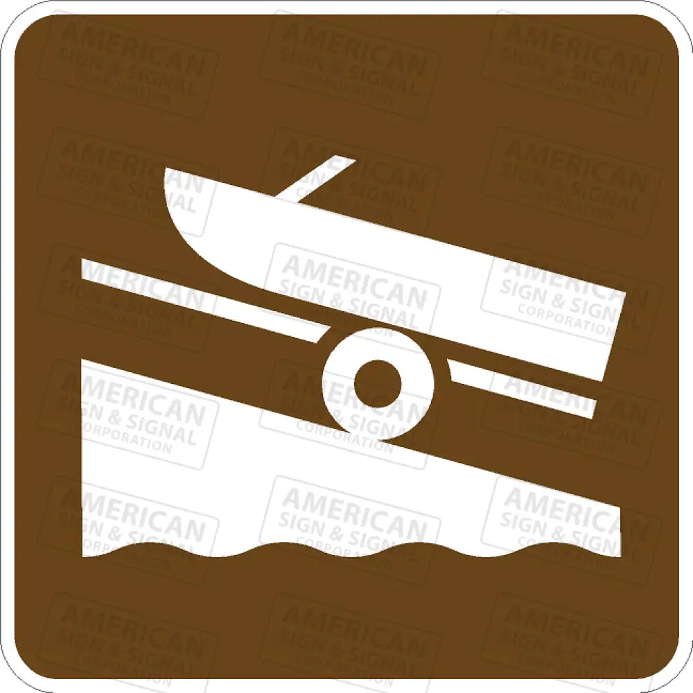 Rs - 054 Boat Ramp Sign