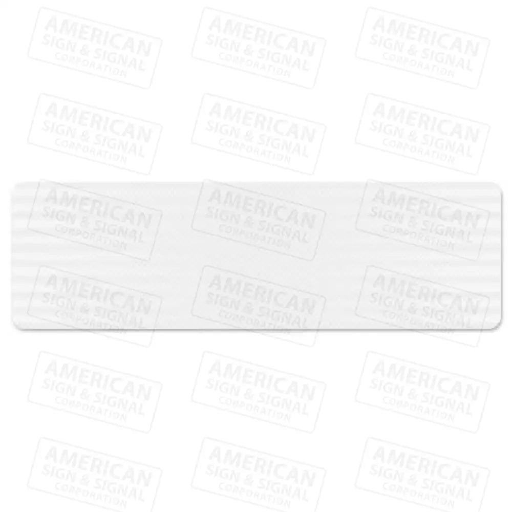 Street Name Sign Flat Bare Blanks 18’ X 6’ /.080’ 3M Hip White