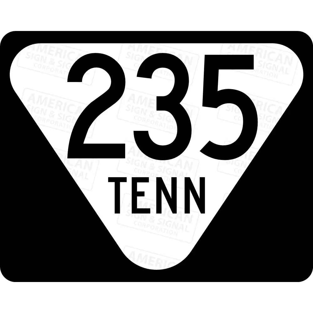 Tn-6A With Tenn Classic Tennessee State Route Sign 3 Digits / 3M 3930 Hip