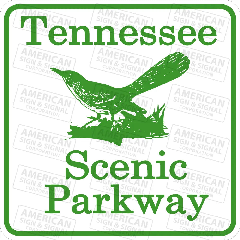 Tennessee Scenic Parkway Sign