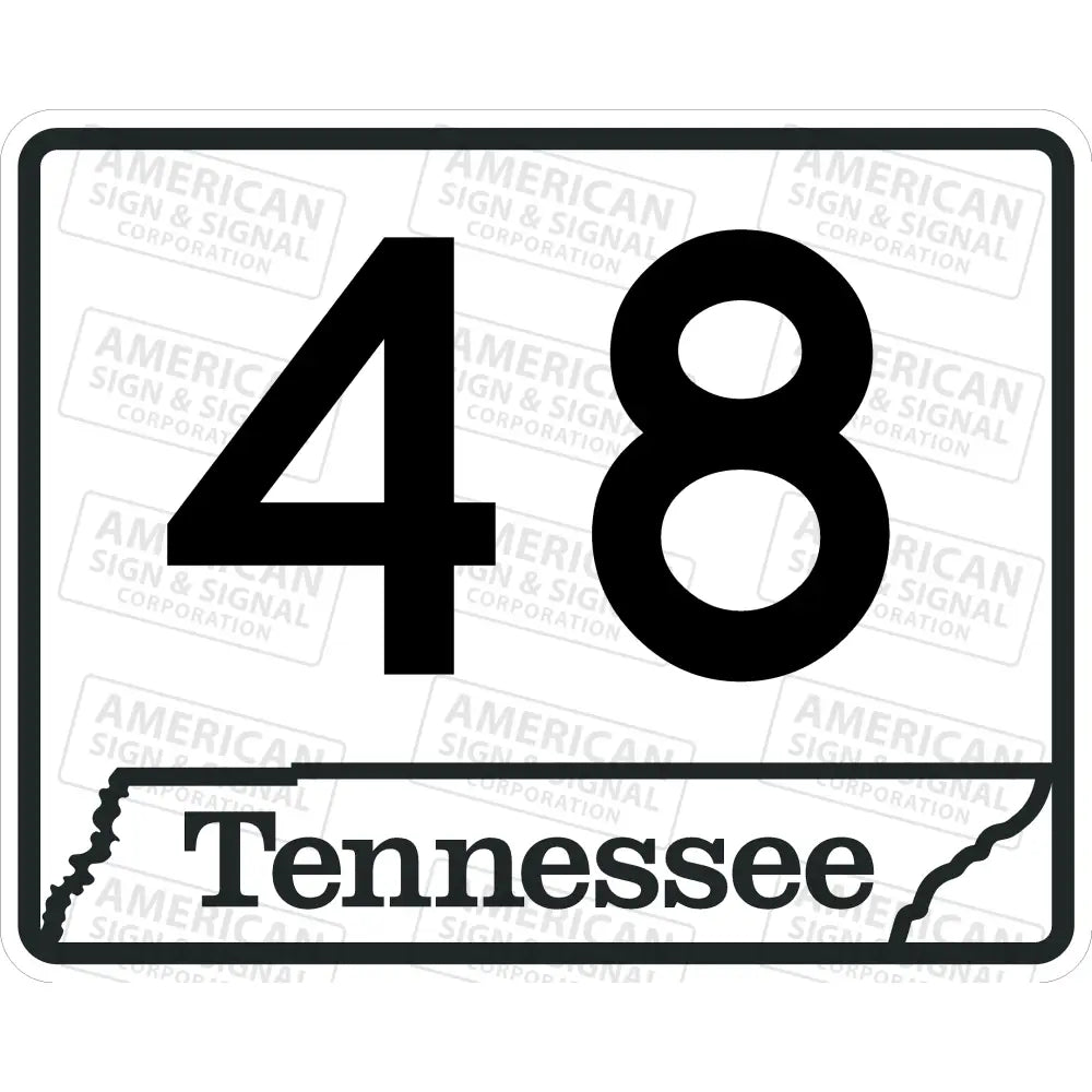 Tennessee State Route Sign