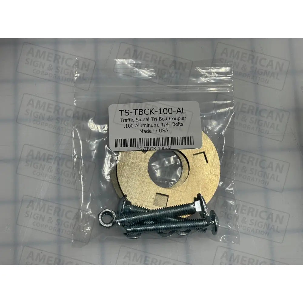 Traffic Light Signal Tri-Bolt Coupler Hardware Connector Kit