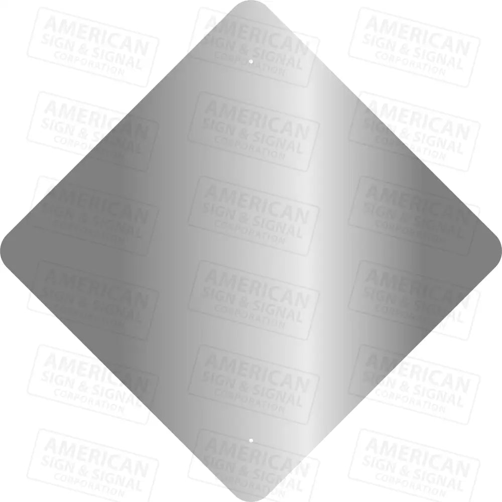 Traffic Sign Bare Blanks 36’’ x 36’’ /.080’’ / 2 (diamond blank)
