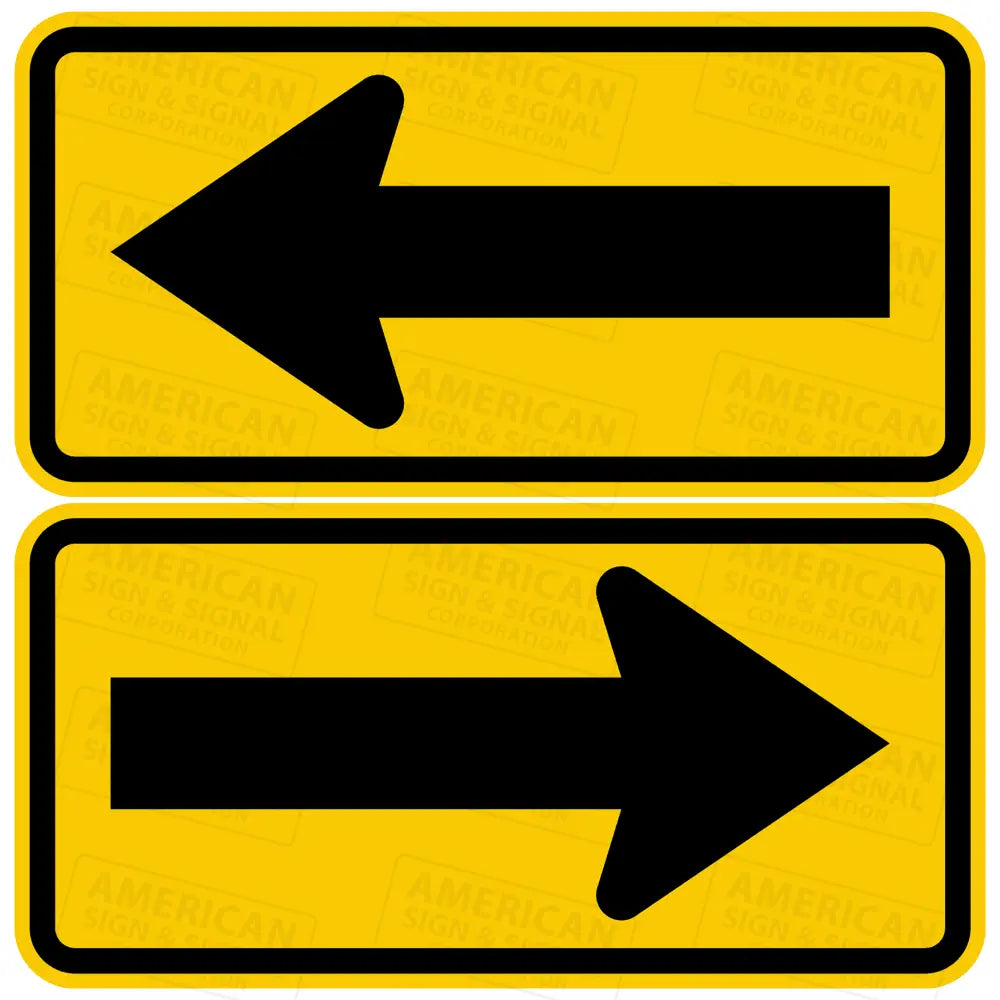 W1-6 Large Arrow Sign
