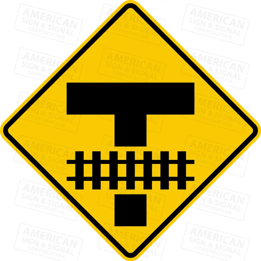 W10 - 11 Railroad Crossing Storage Space Sign