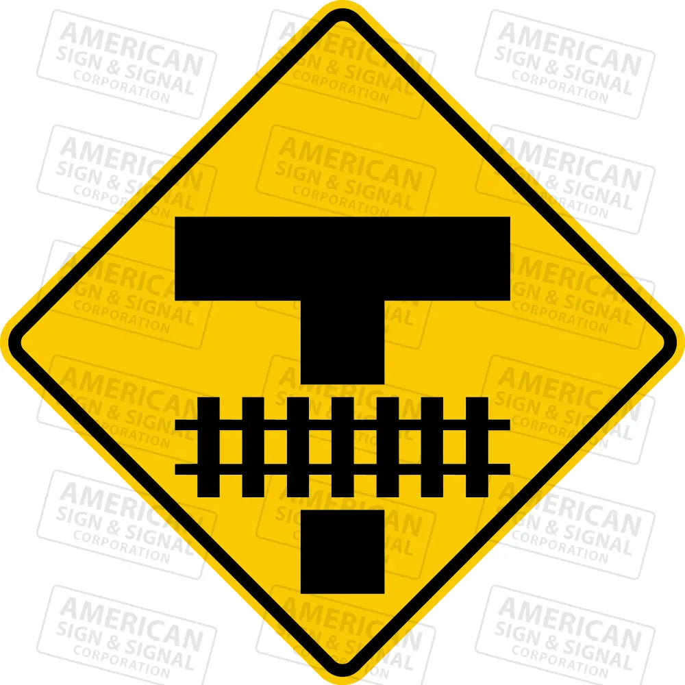 W10 - 11 Railroad Crossing Storage Space Sign
