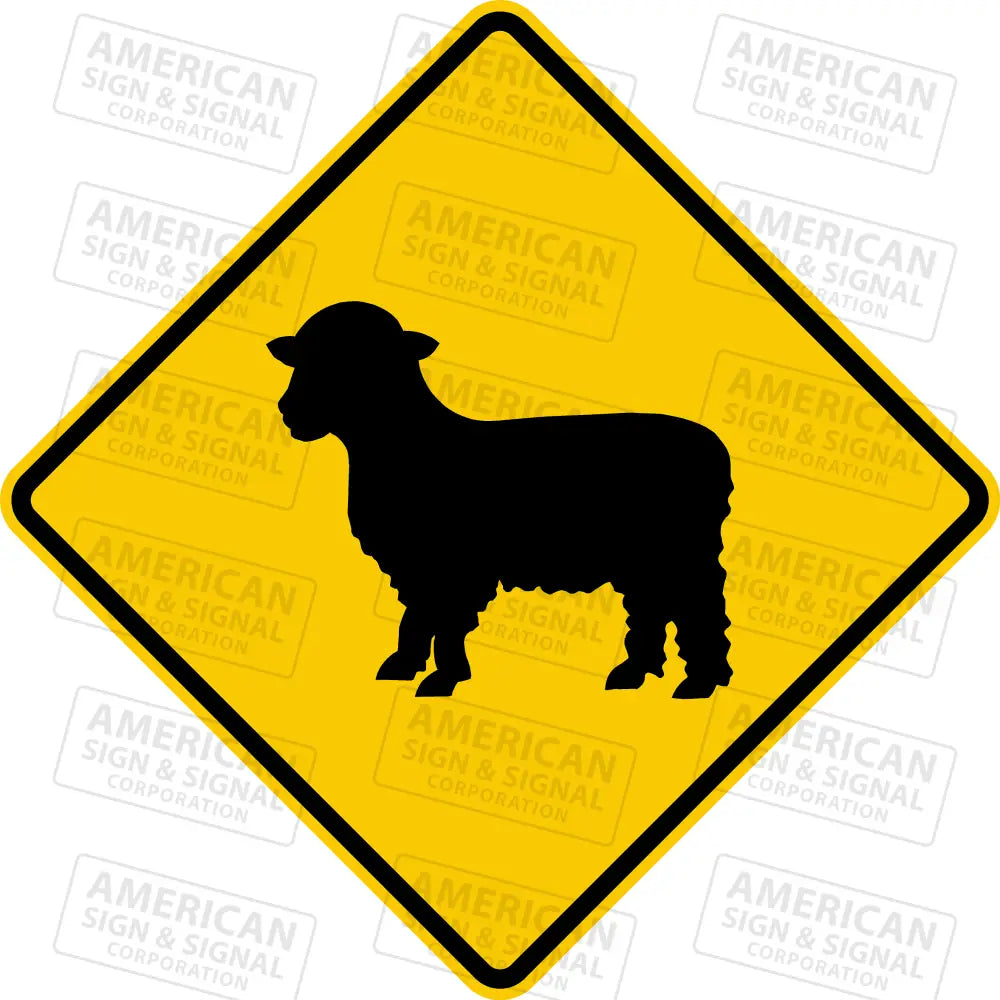 W11-17 Sheep Warning