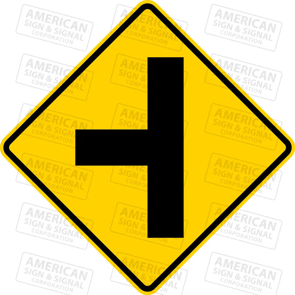 W2-2 Side Road Sign 3M 3930 Hip / Left 24X24