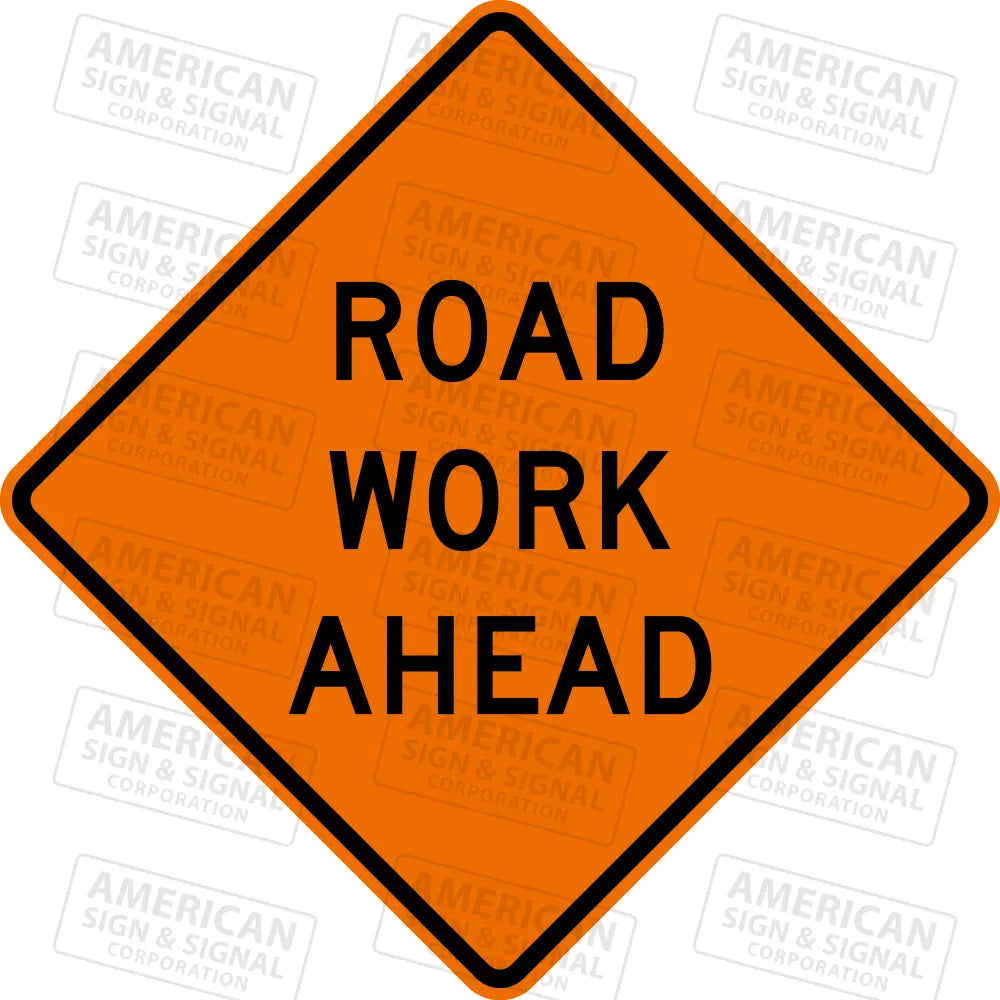 W20-1 Road Work Ahead Ttc Sign