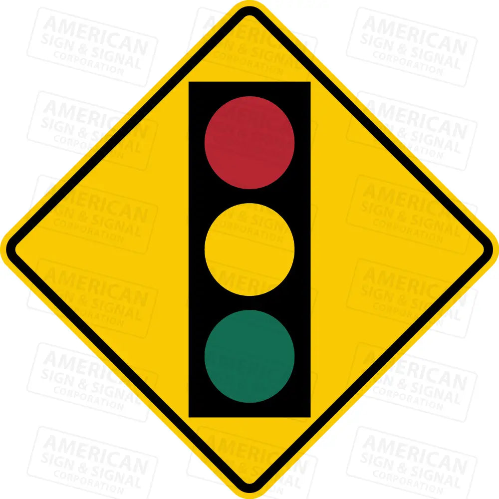 W3-3 Traffic Signal Ahead Sign